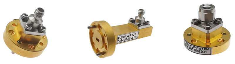 waveguide to 1mm adapters